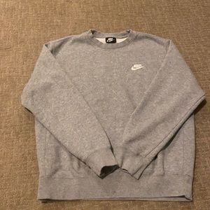 Grey Nike crewneck